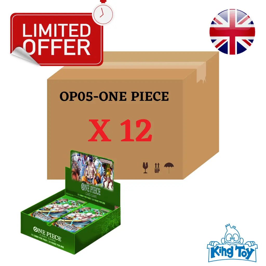 One Piece Card Game Skypea Arc & Revolutionary Army OP05 Booster Display (24 Packs) ENG