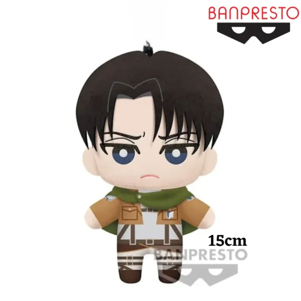 Attack On Titan Tomonui Plush Series 2 Levi Ackerman Plush 15cm -Banpresto