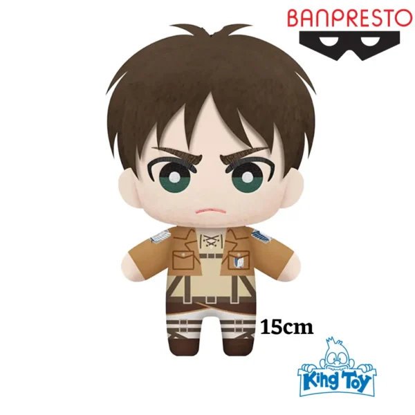 Attack On Titan Tomonui Plush Series 2 Eren Jeager Plush 15cm -Banpresto