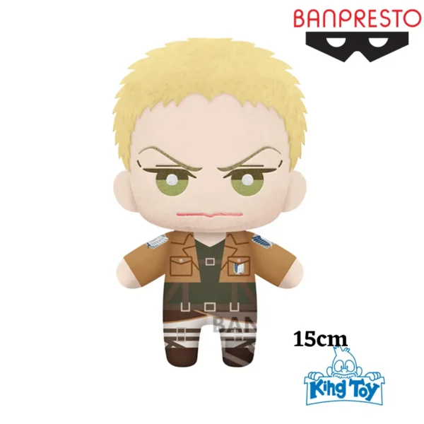 Attack On Titan Tomonui Plush Series 2 Reiner Braun Plush 15cm -Banpresto