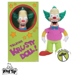 THE SIMPSON TALKING KRUSTY DOLL! NUOVO ACTION FIGURE PARLANTE JAKKS PACIFIC