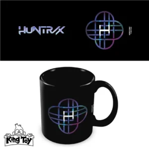 K-POP DEMON HUNTERS - Huntrix Logo - Black Pod Mug Tazza