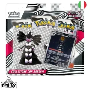 POKEMON FUOCO BIANCO COLLEZIONE CON ADESIVI ITA