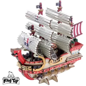 One Piece wa-gu-mi wooden art Red Force