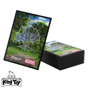 Magic x Spider-Man: 105 Bustine Premium Art Sleeves FOREST Gamegenic mtg